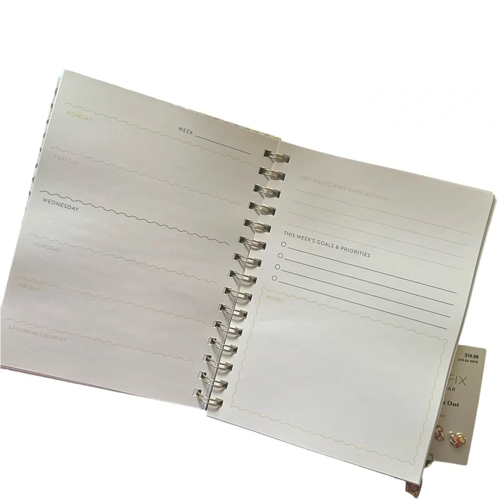 Kendra Scott Holographic Spiral Notebook Planner